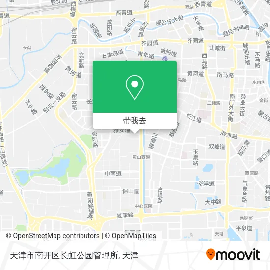 天津市南开区长虹公园管理所地图