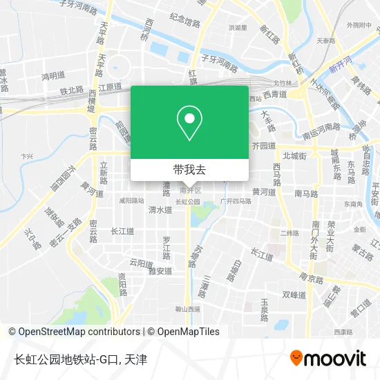 长虹公园地铁站-G口地图