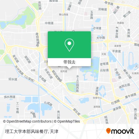 理工大学本部风味餐厅地图