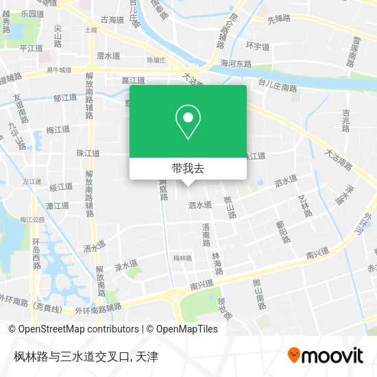 枫林路与三水道交叉口地图