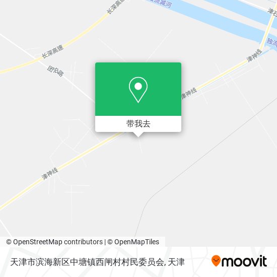 天津市滨海新区中塘镇西闸村村民委员会地图