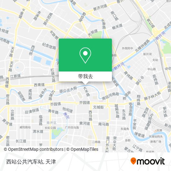 西站公共汽车站地图