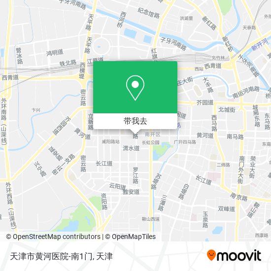 天津市黄河医院-南1门地图