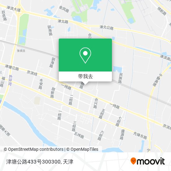 津塘公路433号300300地图