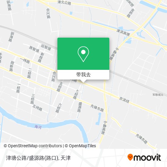 津塘公路/盛源路(路口)地图