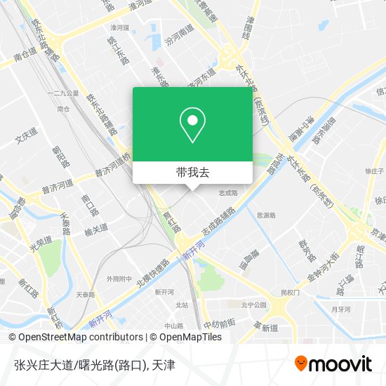 张兴庄大道/曙光路(路口)地图