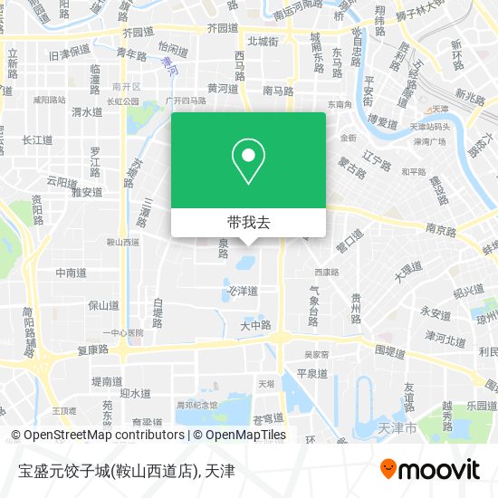 宝盛元饺子城(鞍山西道店)地图