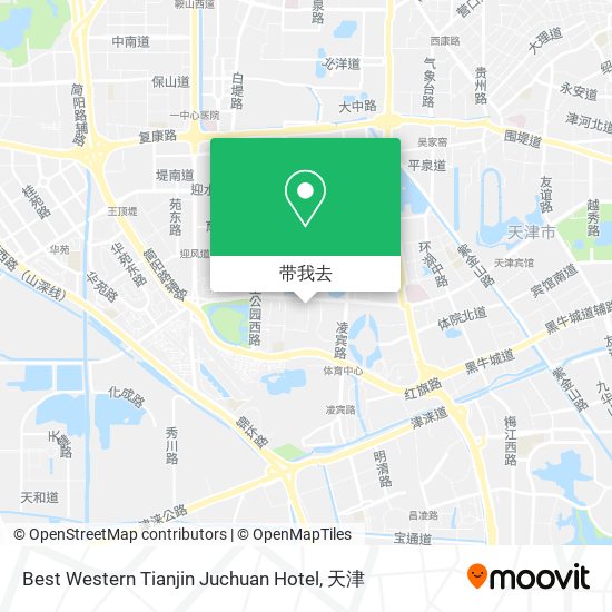 Best Western Tianjin Juchuan Hotel地图