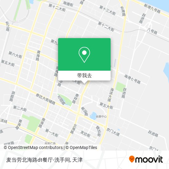 麦当劳北海路dt餐厅-洗手间地图