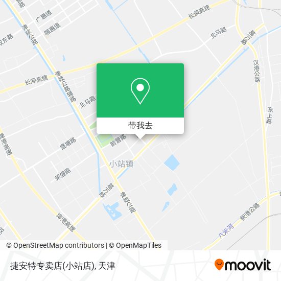 捷安特专卖店(小站店)地图