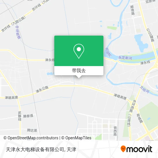 天津永大电梯设备有限公司地图