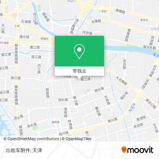 出租车附件地图