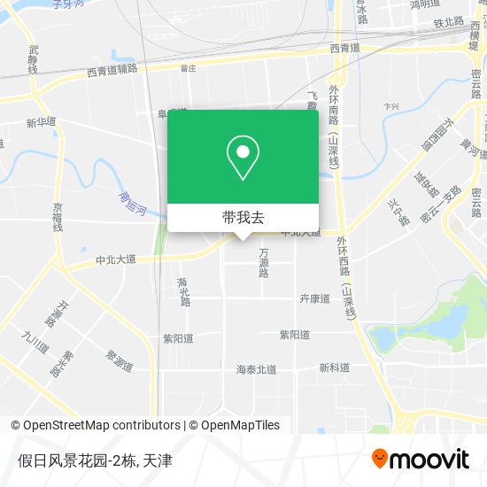 假日风景花园-2栋地图