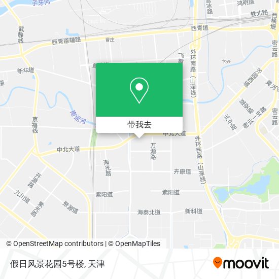 假日风景花园5号楼地图