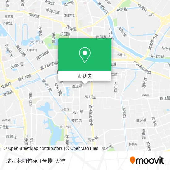 瑞江花园竹苑-1号楼地图