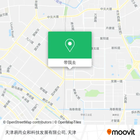 天津易尚众和科技发展有限公司地图