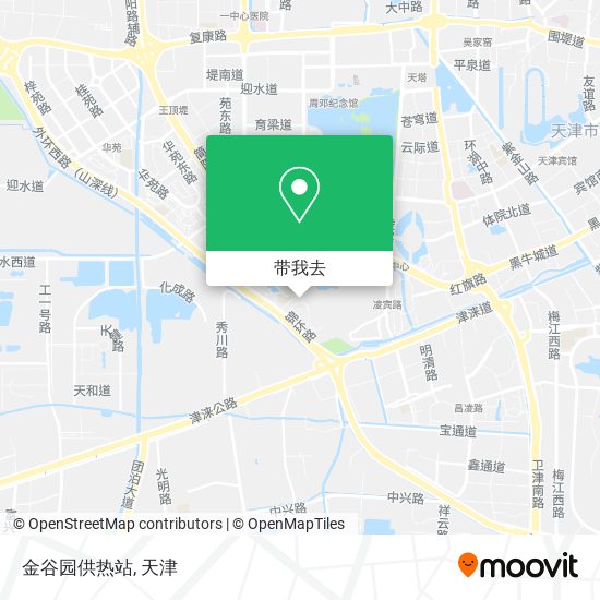金谷园供热站地图