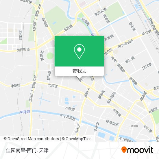 佳园南里-西门地图