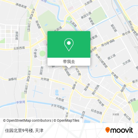 佳园北里9号楼地图