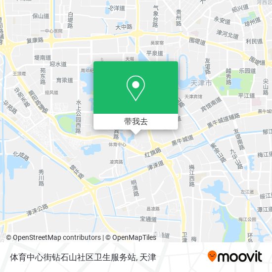 体育中心街钻石山社区卫生服务站地图