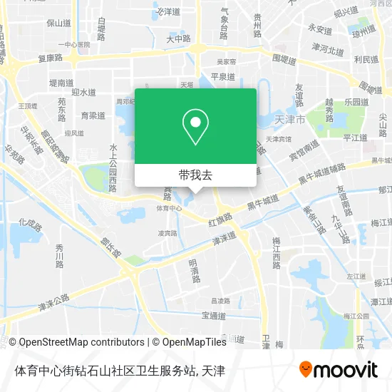 体育中心街钻石山社区卫生服务站地图