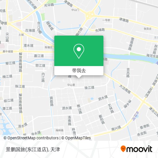 景鹏国旅(东江道店)地图