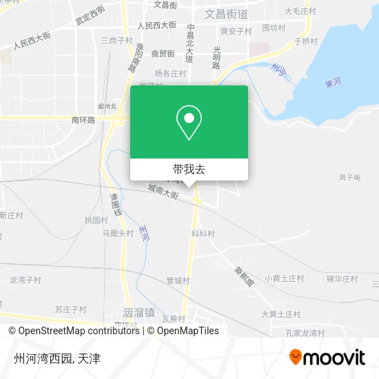 州河湾西园地图