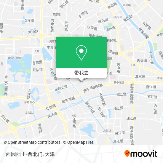 西园西里-西北门地图
