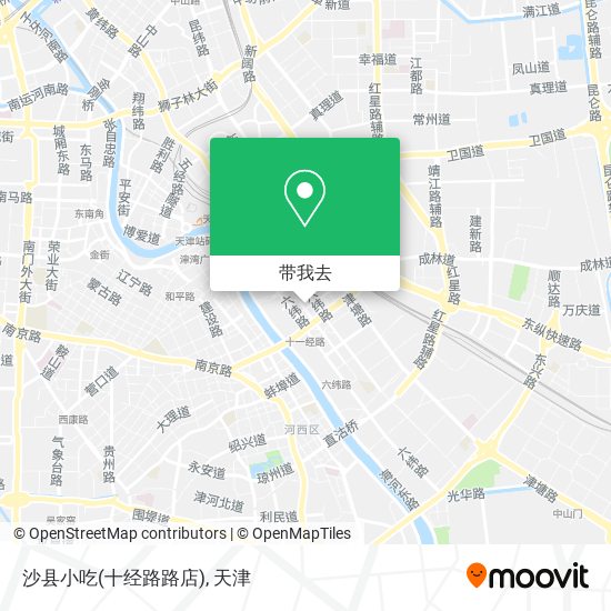 沙县小吃(十经路路店)地图