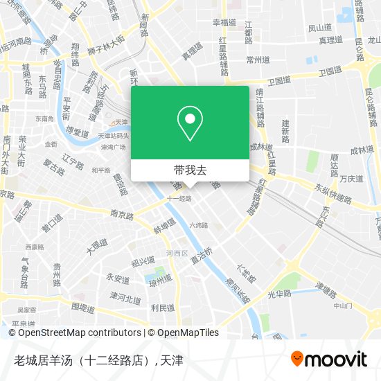 老城居羊汤（十二经路店）地图