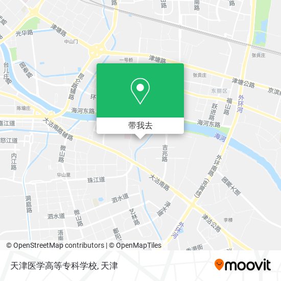 天津医学高等专科学校地图