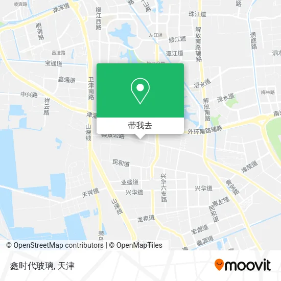 鑫时代玻璃地图