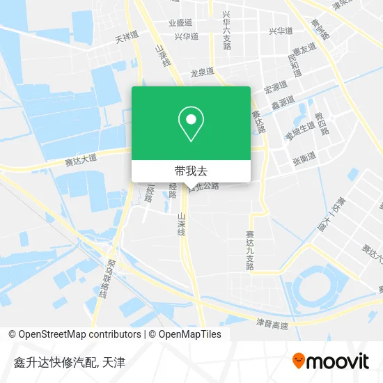 鑫升达快修汽配地图