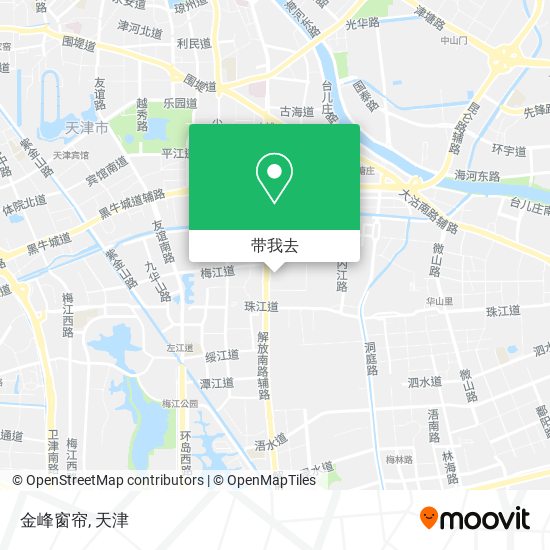 金峰窗帘地图