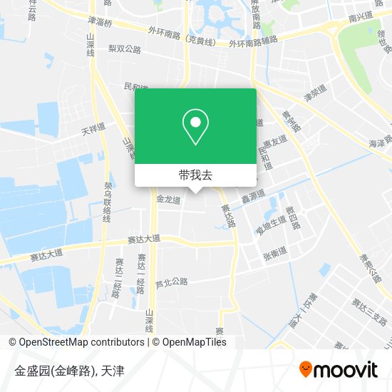 金盛园(金峰路)地图