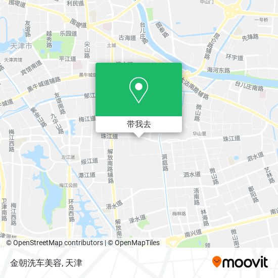 金朝洗车美容地图