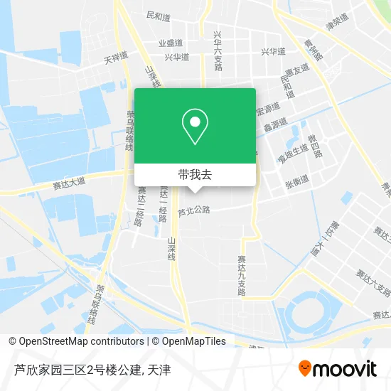 芦欣家园三区2号楼公建地图