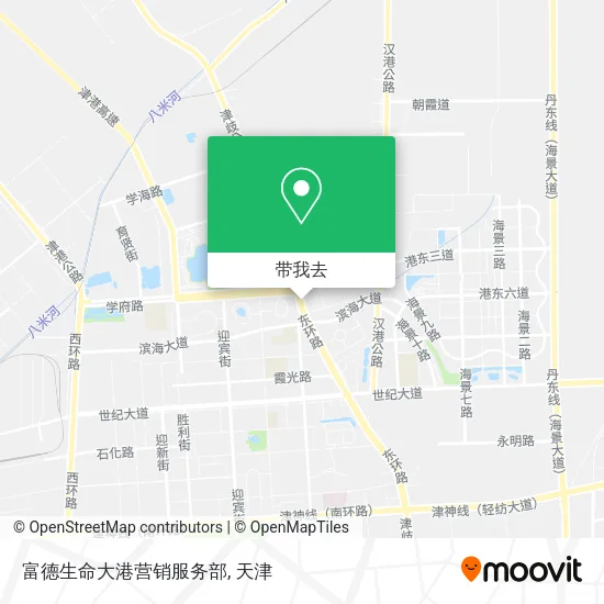 富德生命大港营销服务部地图