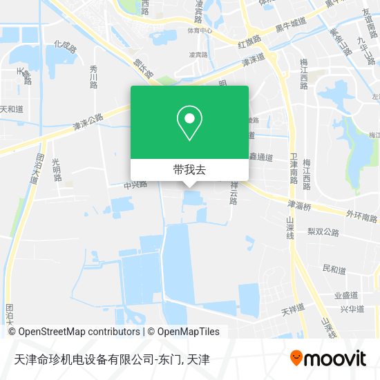 天津命珍机电设备有限公司-东门地图