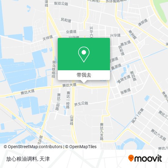 放心粮油调料地图