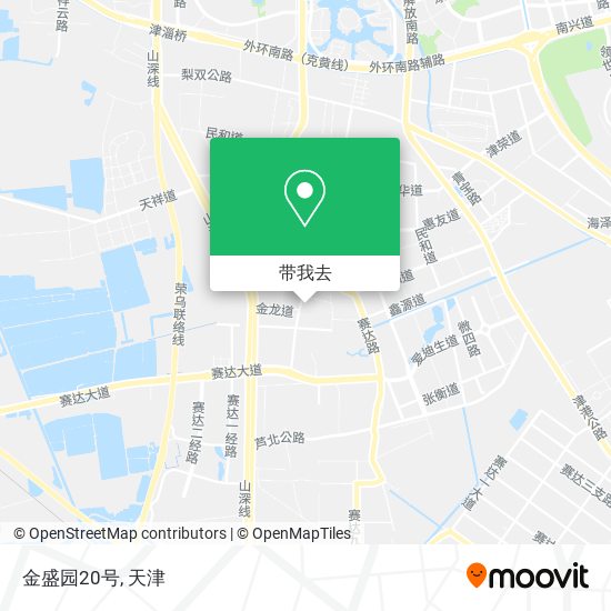 金盛园20号地图