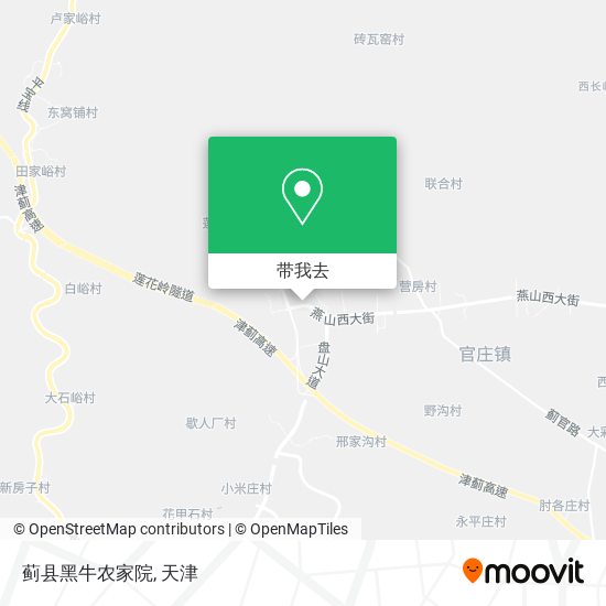 蓟县黑牛农家院地图