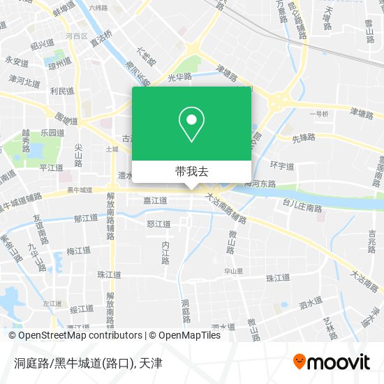 洞庭路/黑牛城道(路口)地图