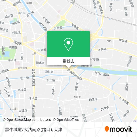 黑牛城道/大沽南路(路口)地图