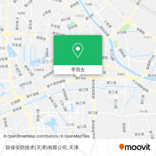联保安防技术(天津)有限公司地图