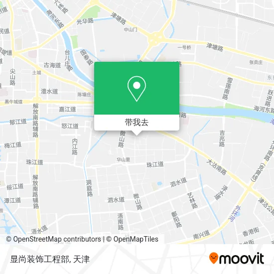显尚装饰工程部地图