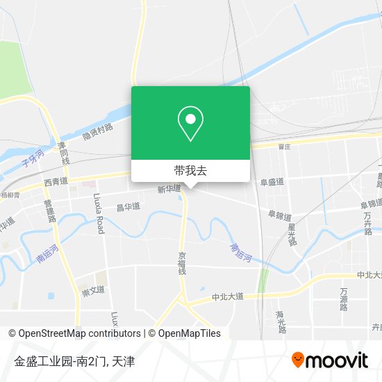 金盛工业园-南2门地图