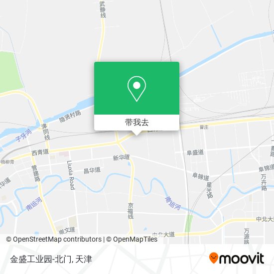 金盛工业园-北门地图