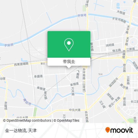 金一达物流地图