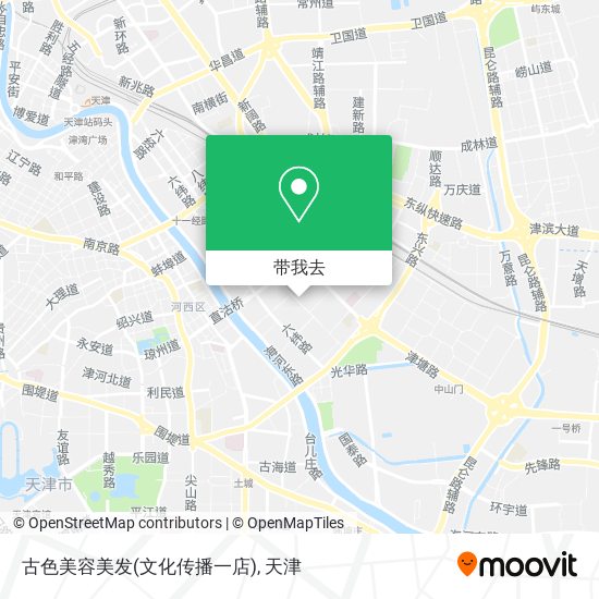 古色美容美发(文化传播一店)地图
